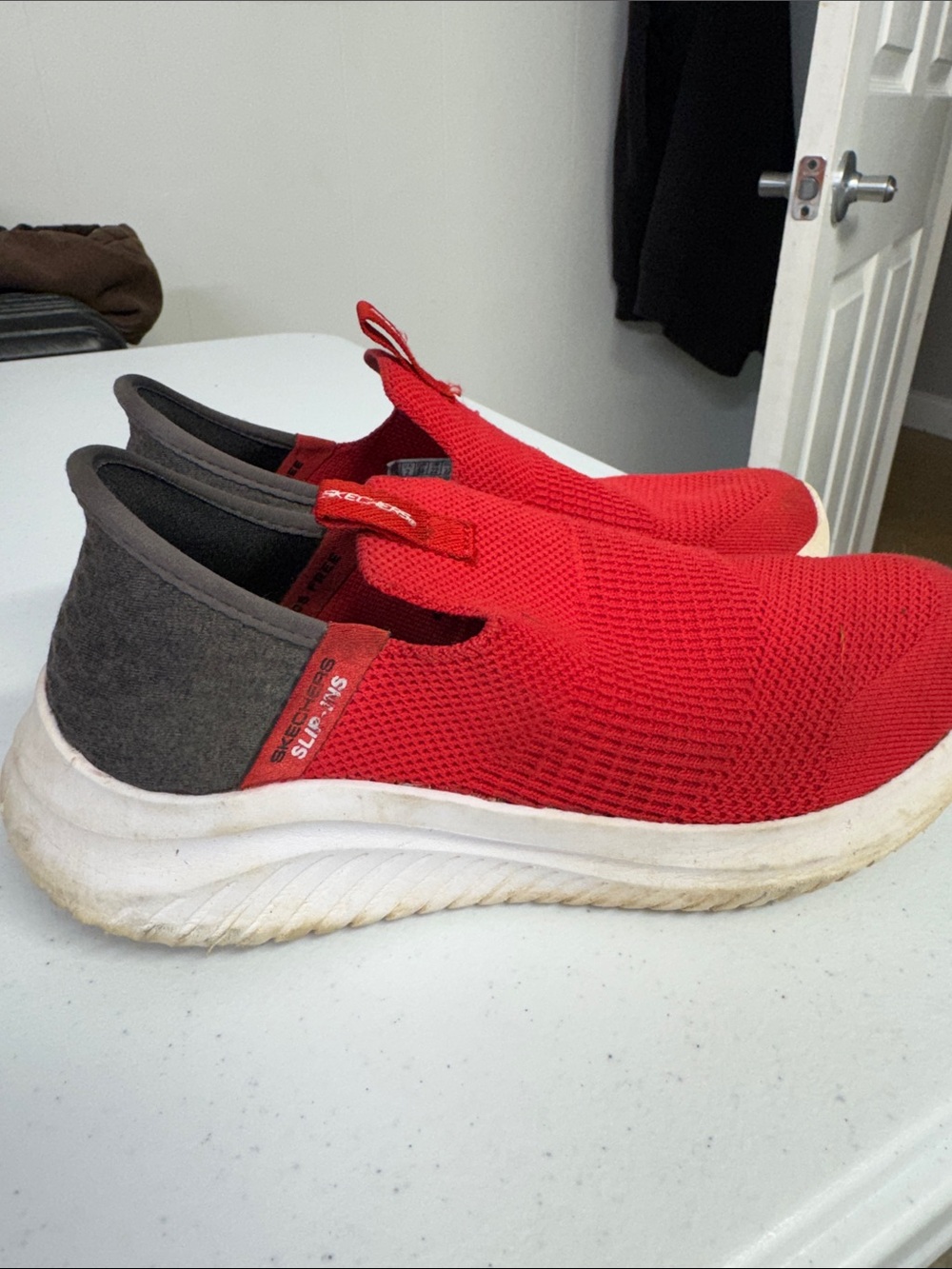 Skechers Red Slip-in Sneakers